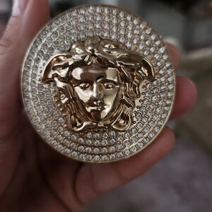 Gold Medusa Head Belt Buckle